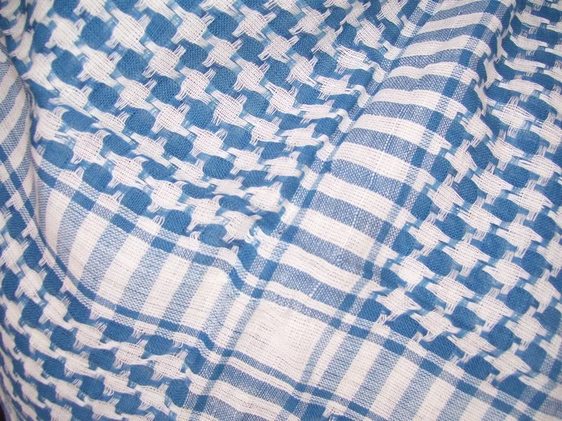 SHEMAGH Keffiyeh Headdress Arab Scarf, Desert Face Wrap,