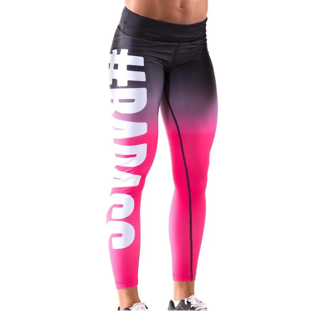 Hot Sale Custom Print Yoga Pants, Dry- fit Fitness Clothing Bulk Always Sports Leggings And Bra For women gym tight yoga pants