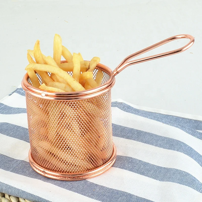 Кухонный инструмент, сетка из нержавеющей стали, воздушная фритюрница, сетка для быстрого питания, сервировочное сито, корзина для картофельных чипсов, бумажный конус, мини-корзина для фри