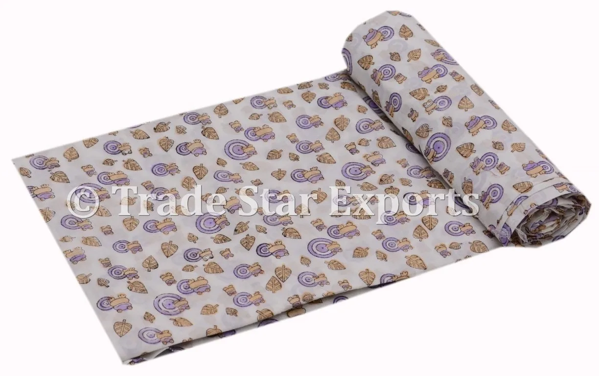 Jaipuri Handmade Block Print Unstitched Dress Material Cotton Fabric Hand Block Print Cotton Fabric by Meter Handmade Crafting