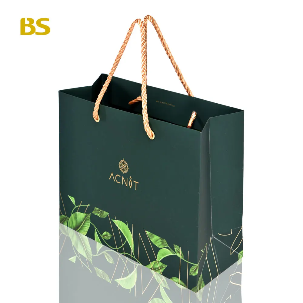 Professional Paper Carrier Bag With PP string