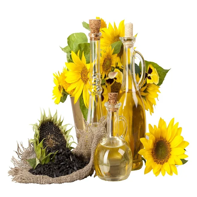 High Quality Refined Sunflower Oil for Cooking Price Packaged in a Durable Glass Bottle
