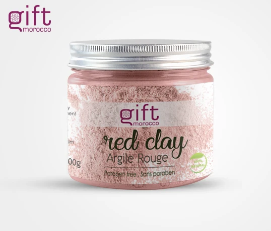 
Moroccan Red Clay Powder- Traditional clays for skincare and hair care 