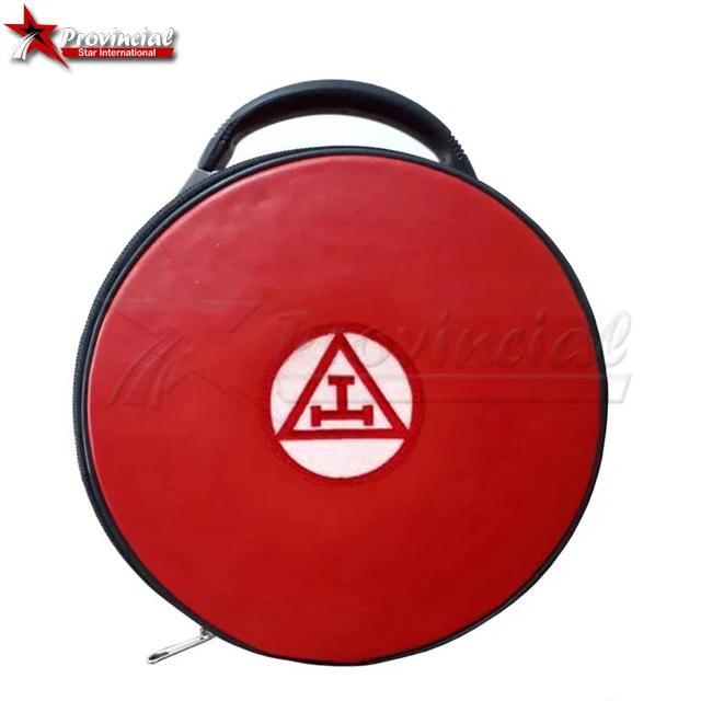 Masonic Regalia Royal Arch Hat Case Red