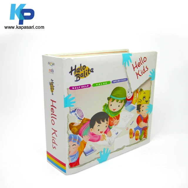 Индонезийский Пользовательский логотип Полноцветный журнал каталог буклет служба печати