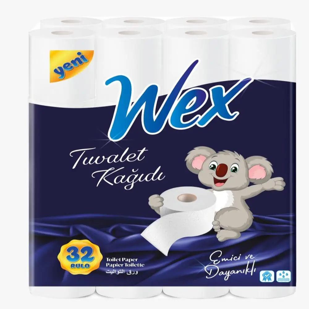 
Toilet Tissue Paper 2 ply %100 cellulose Bamboo Toilet Paper Soft Paper Toilet Quality Low Price 