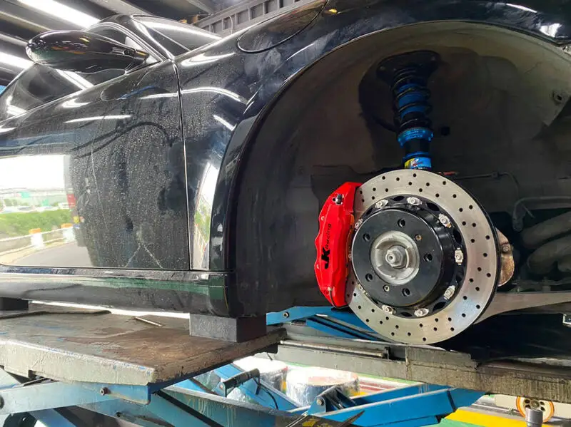 JK Racing SS2 6 piston brake caliper kit (front) 355mm oversize disc for 987