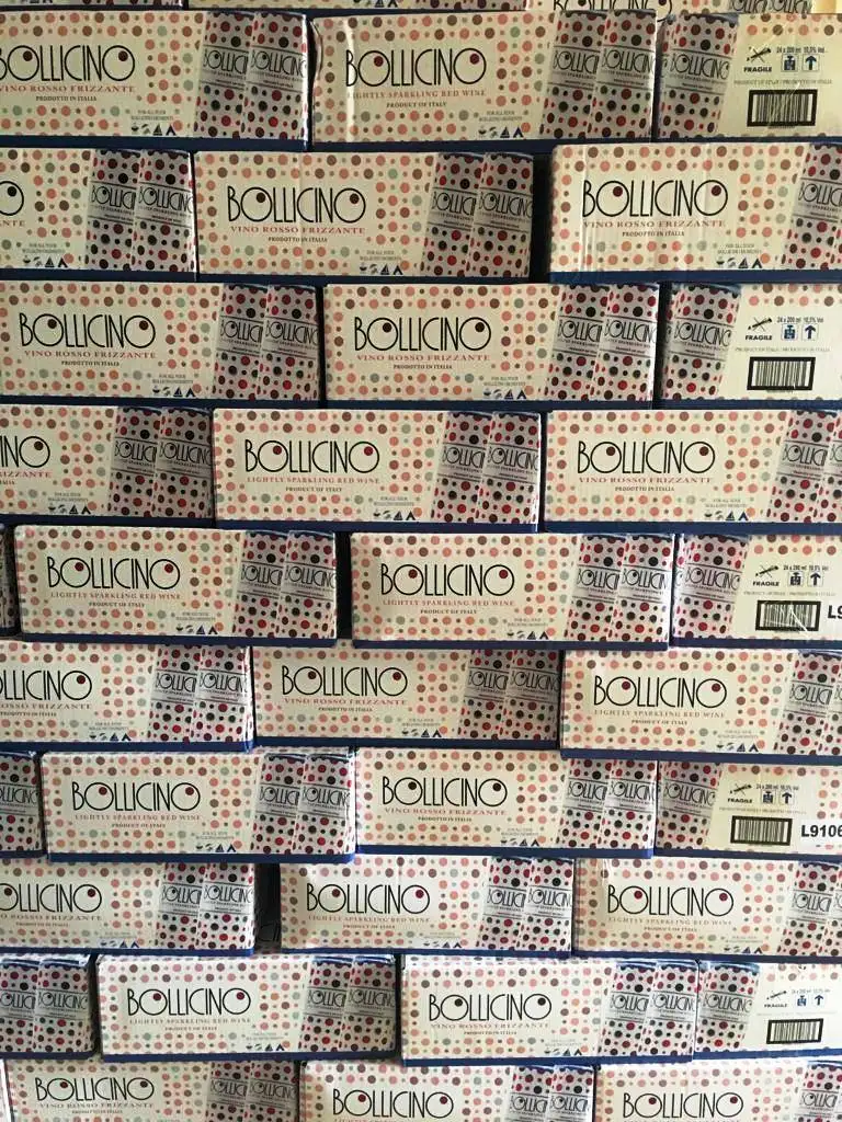 Super red sparkling canned wine italian made 20 cl for sales ready to export