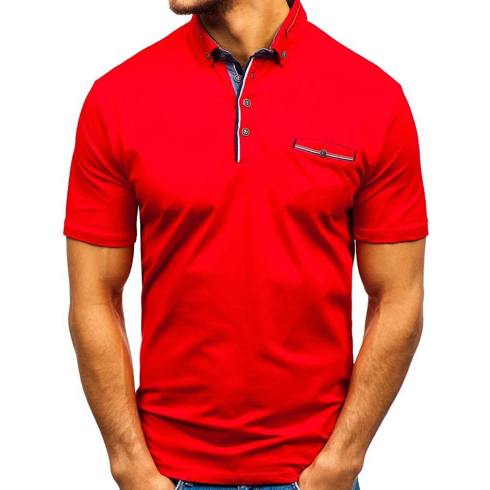 
Personalized Custom Polo Shirt High Quality Mens Custom Embroidered Or Print Logo Polo Shirt 