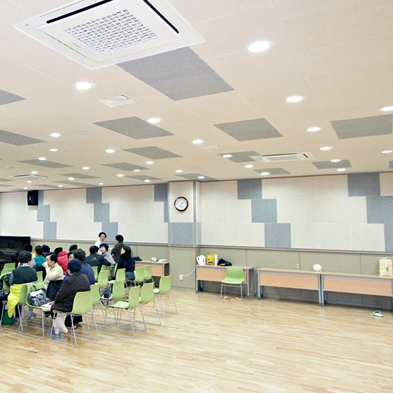 Acoustic Decor Wall Panels Art Soundproof Board Interior Decor Polyester Panels Eco Friendly Decor Materials Modern 2 Years 25mm