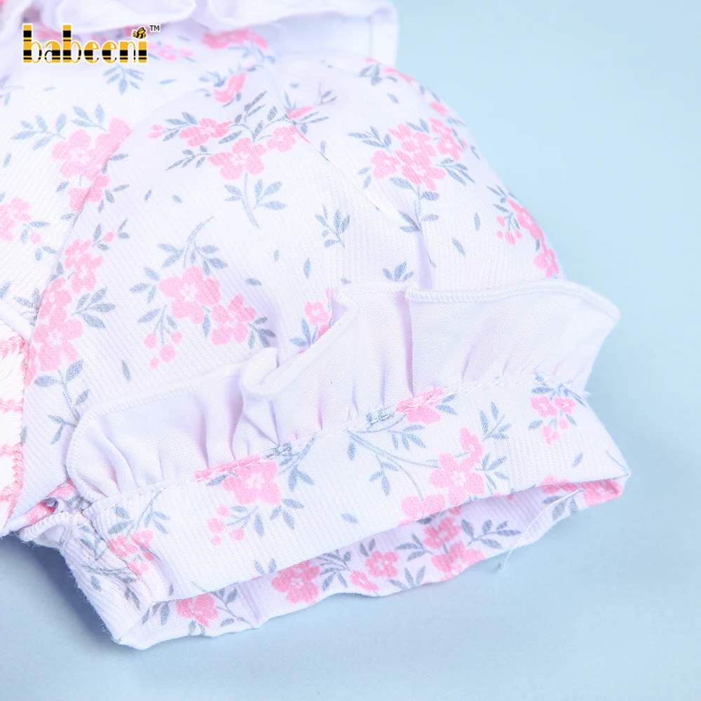 Потрясающее детское платье с цветочным рисунком ручная работа OEM ODM вышивка оптовая продажа платья Smock-BB2577