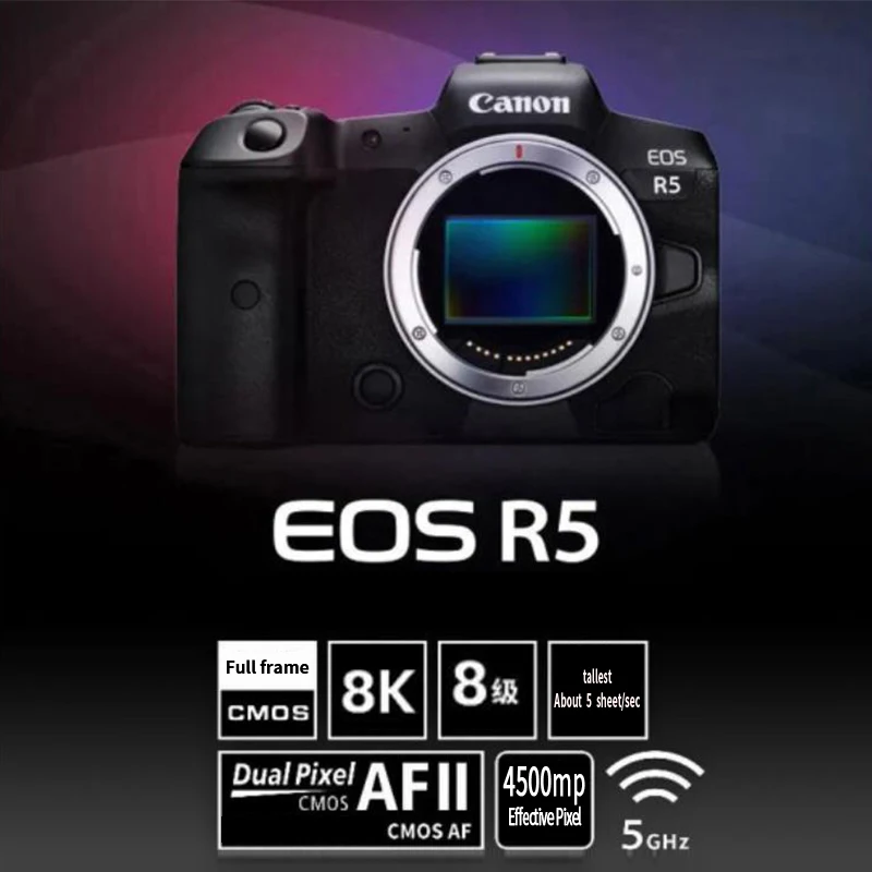  Новая и легкая однокамерная микрокамера Canon R5 8K флагманская полнокадровая