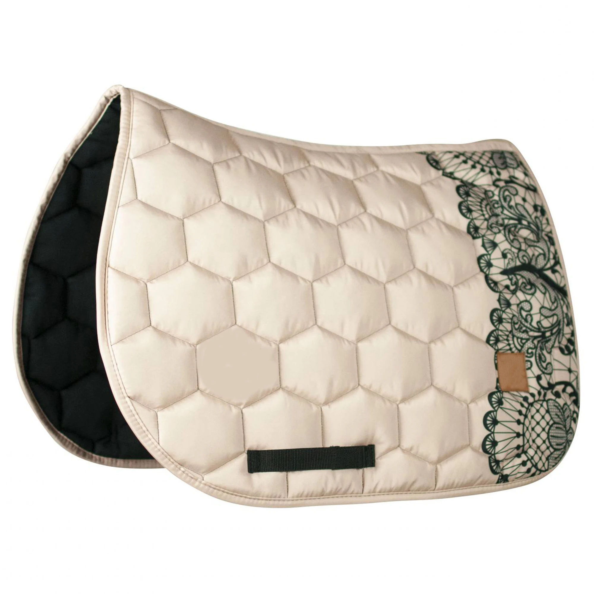 OEM electronics Quilted Jumping Horse Saddle Pad for Added Cushioning Support and Stability during Jumps