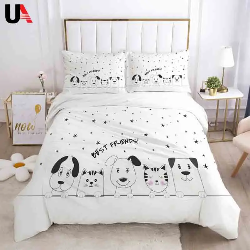 Princess Cartoon Bedding Set for Baby Kids Children Crib Duvet Cover Set