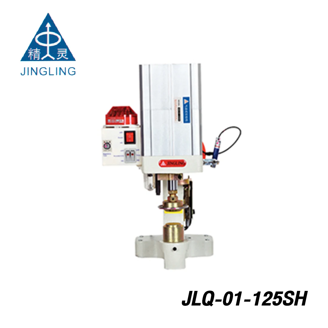 
JLQ-01-125SH звенящими пневматические оснастки для пришивки пуговиц, люверсы занавесок, прямой привод с палец защитное устройство 