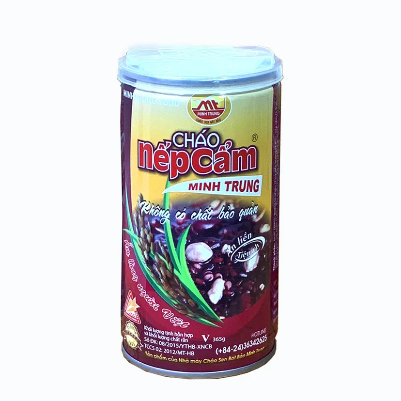 MINH TRUNG Black glutinous rice canned soup, fresh taste from Vietnam