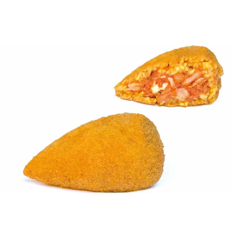 Fried Italian Rice Ball tomato mozzarella cheese Sicilian Arancino frozen 40pcs