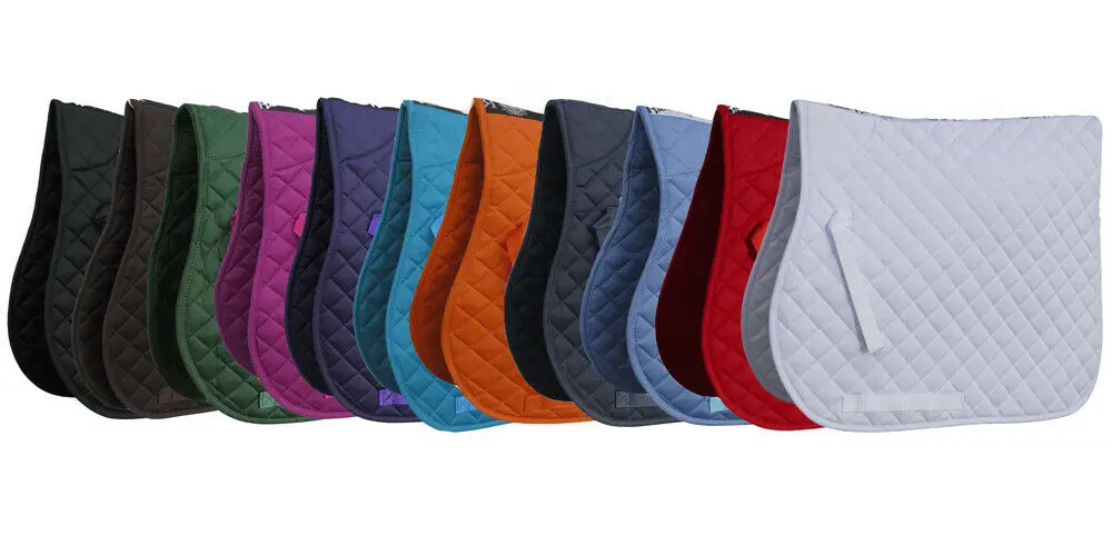 High Quality Saddle Pad Fashion Style High Quality Cotton Fabric Horse Riding Saddle Pad Western Saddle Pad