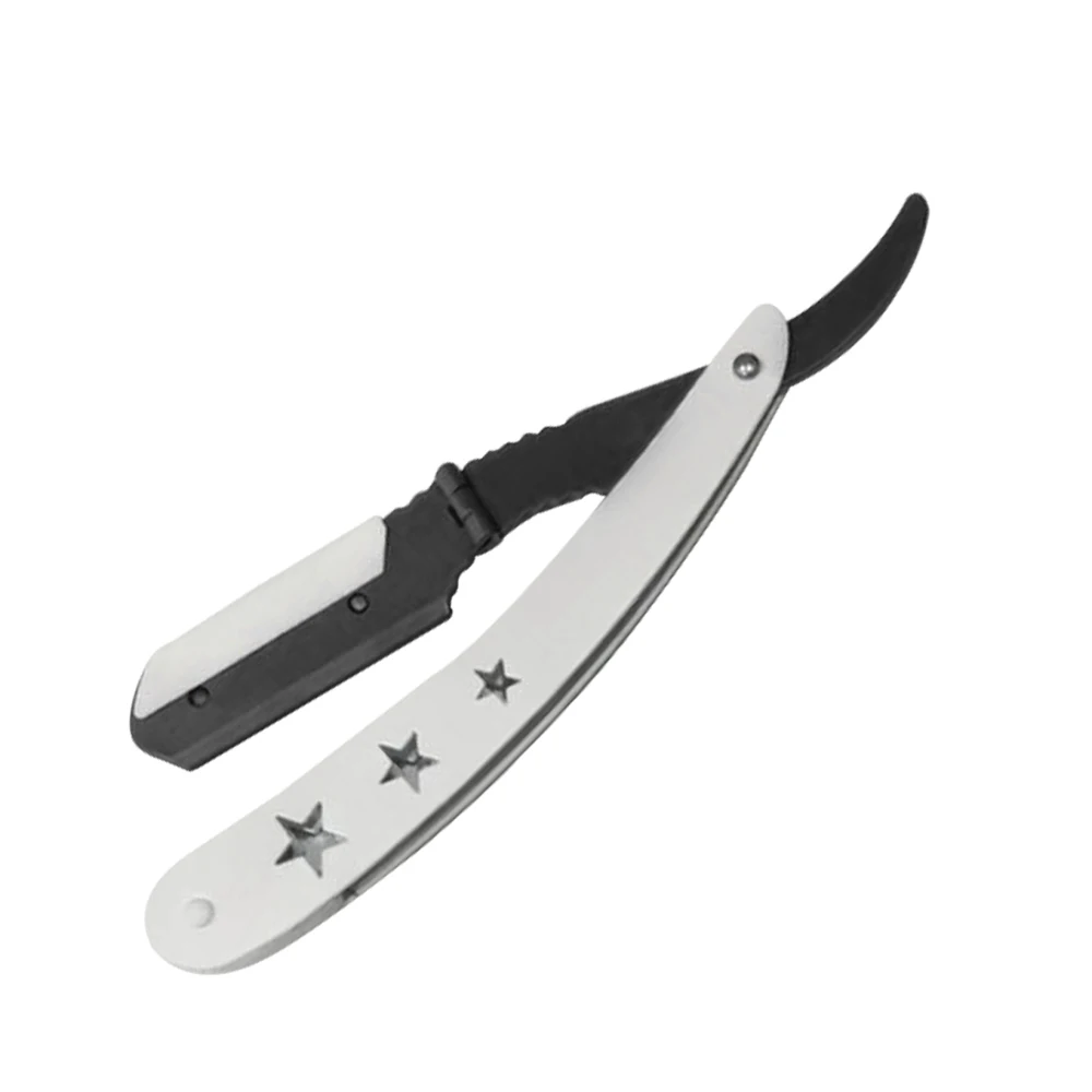Professional Fashionable Manual Folding Knife Barber Straight Shaving Razor Single Edge Hair Shaper Barber Razor