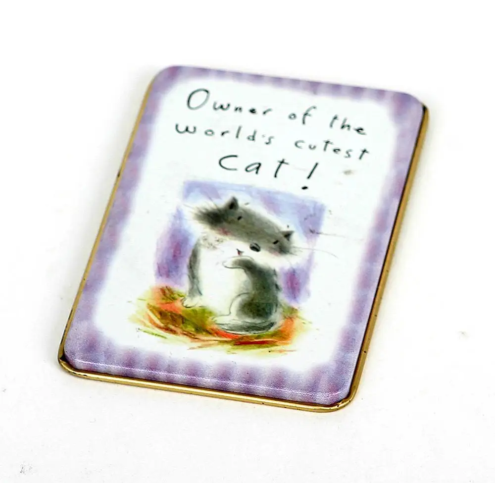 
magnet metal tin for food grade for kitchen decoration toys stationery custom design offset printing 