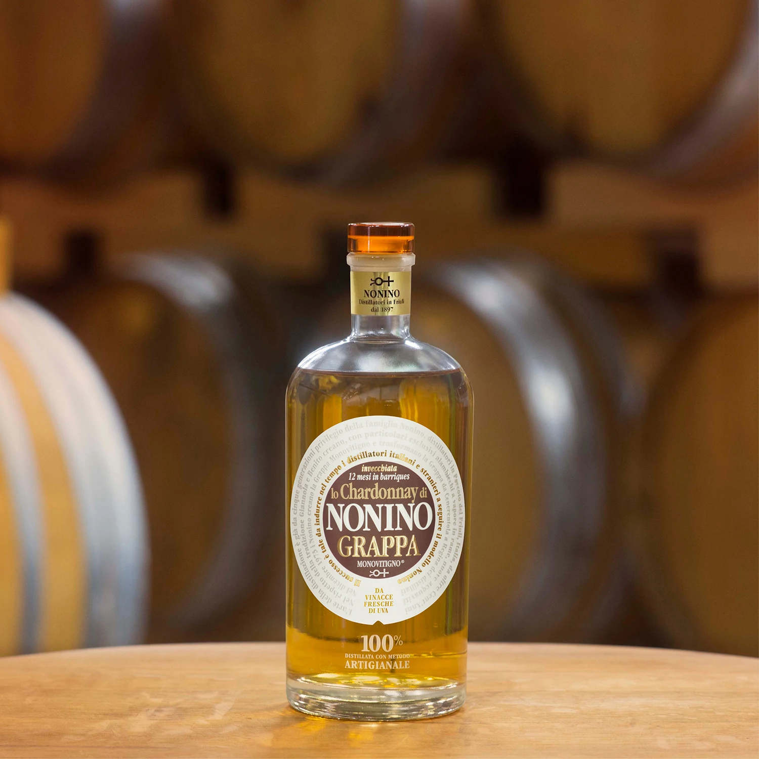  Итальянское Высокое качество OEM Grappa Nonino Monovitigno Chardonnay выдержанный в барриках 500