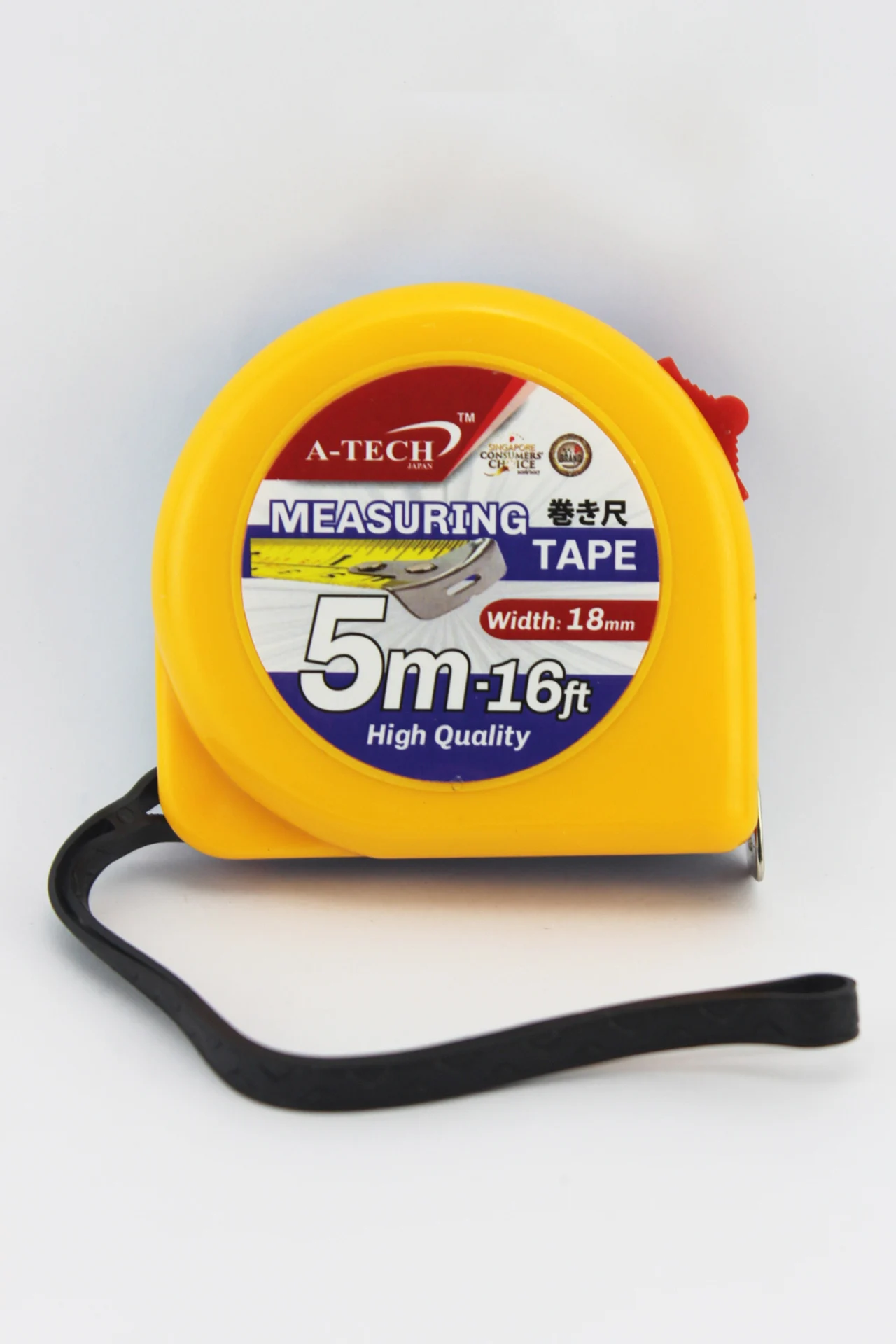 Hot Selling 3m/ 5 m/ 7.5 m Measuring Tape With High Quality Plastics Case Material Made in Singapore