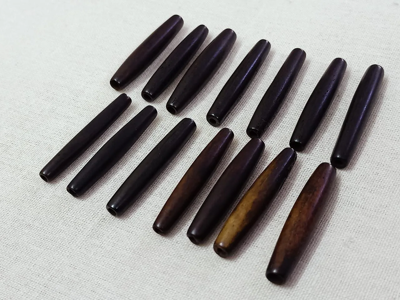 Authentic tube ox bone hair pipe beads in assorted sizes for wholesale