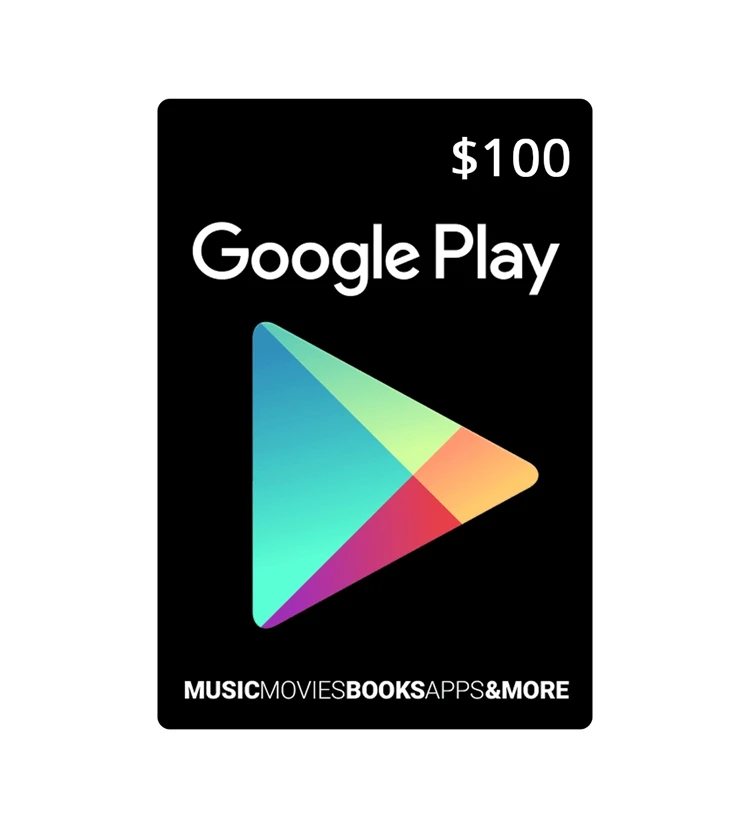 Us Google Play физическая подарочная карта