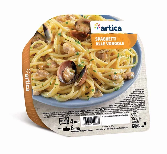 
Best Rank Italian Pasta Frozen Spaghetti with clams ready to ship 