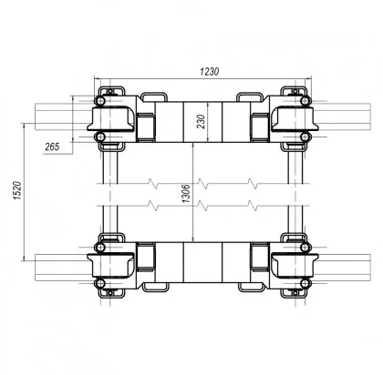 Trolley to transport locomotives TTL25
