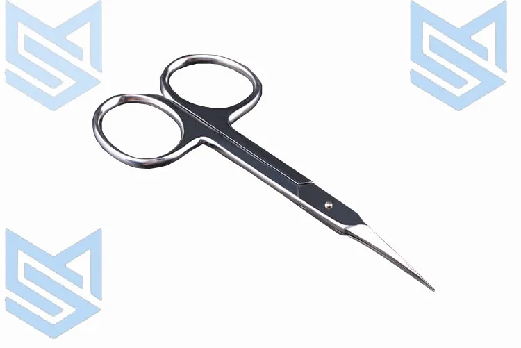 Professional Heavy-duty Pedicure Stainless Steel Eyebrow Grooming Scissors