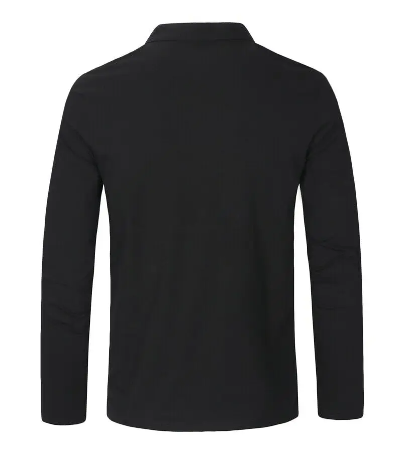 bulk high quality plain blank t shirt with stand collar men button up shirt polo shirts long sleeves
