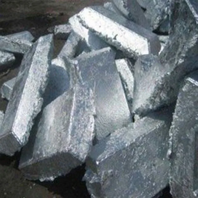 
Hot Sale Factory Direct Zinc Scrap Metal Ingots Zamak 5 Die-casting 