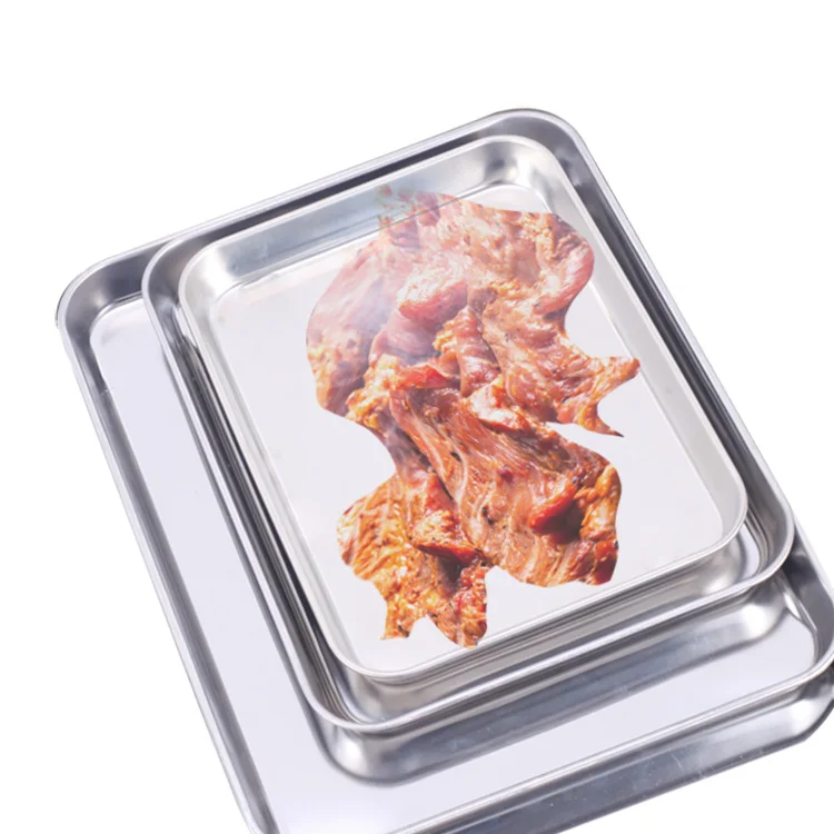 Food Grade Stainless Steel Baking Tray Set Baking Tray Baklava Plate