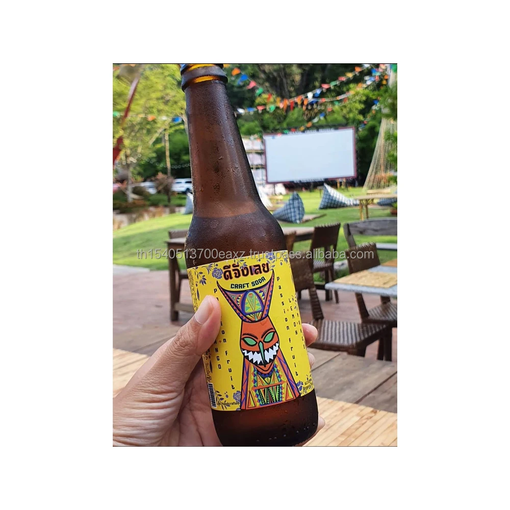 Premium Thai Tea  Craft Soda Low Sugar