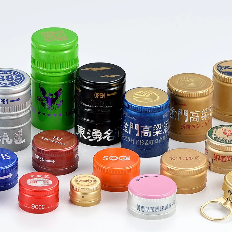 Aluminum Ropp Cap With Tinfoil Liner