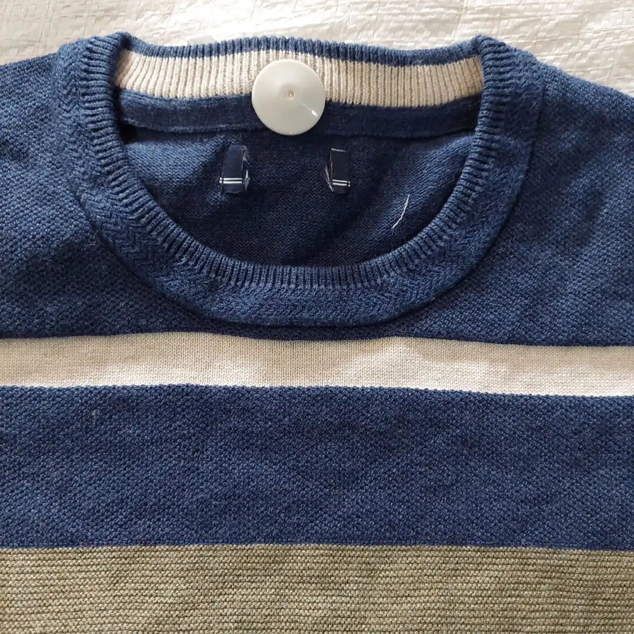 High End Brand Authentic Label Mens Round Neck Pull Over Sweater Bangladesh Garments Surplus Stock Lot