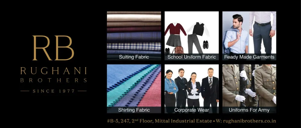 Plain Colour Woven Polyester wool suiting Fabric Woolen Suit Fabric
