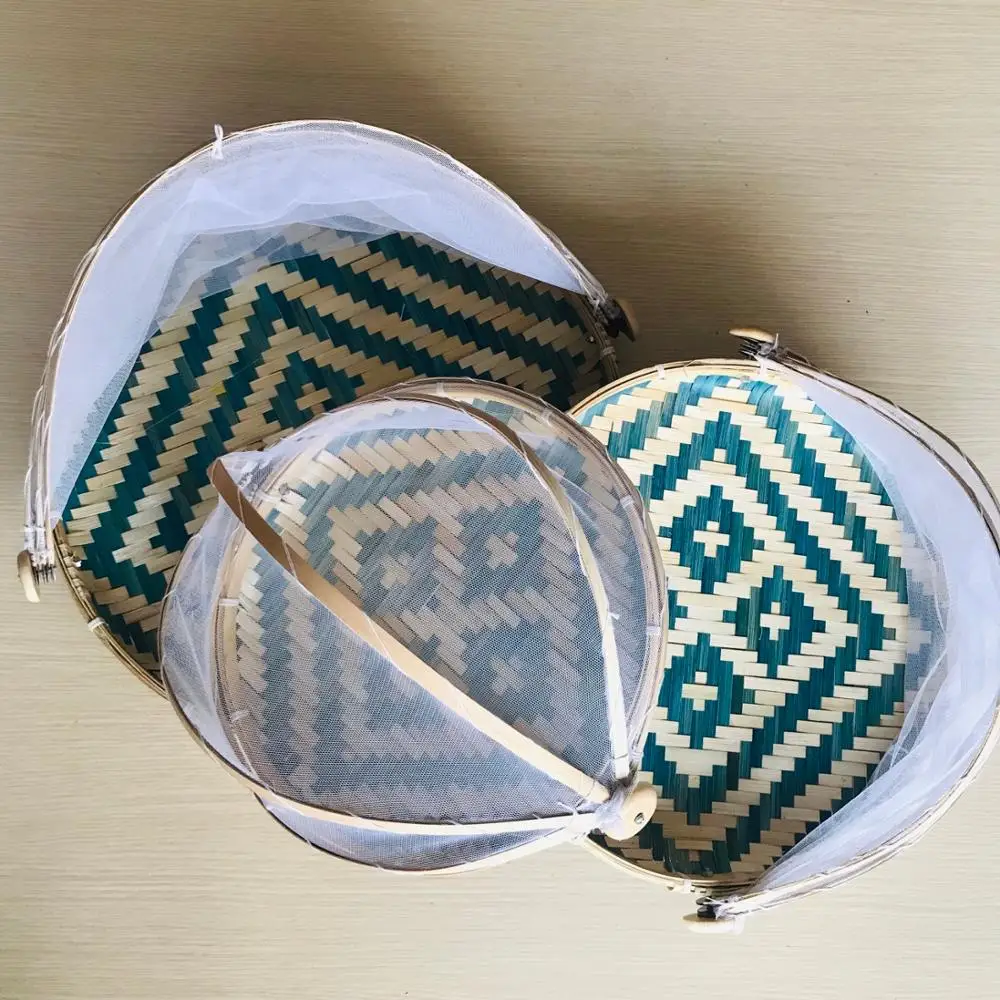  Hot trending hand made bamboo food cover