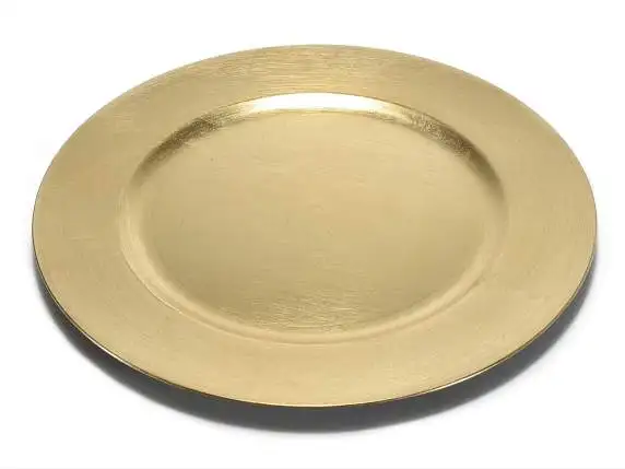 Sale from Indian Vendor Stainless Steel Dinner Charger Plate Outdoor Camping Barbecue Food Dish Tray