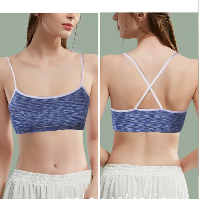 Лидер продаж 2021, светлые Бесшовные бюстгальтеры на бретельках для девочек tian, 180