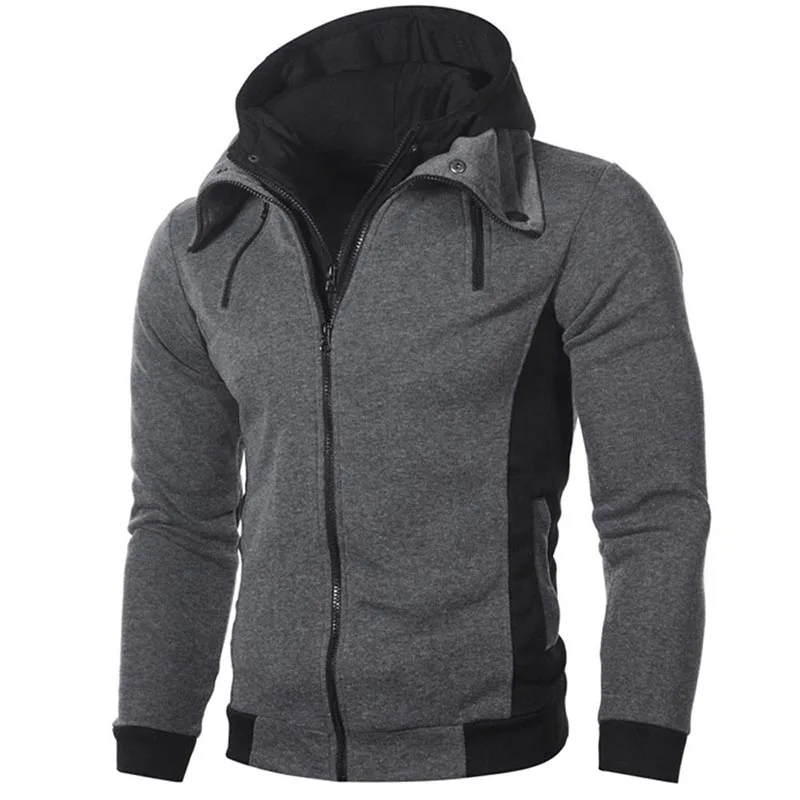 Custom Men Hoodie with Zipper Best Price Hoody New Customization High Quality Light Weight Contrast Hood Zip up Sleeveless Plain