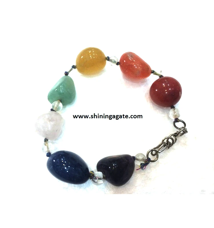 Чакра, бусины для браслета, 7 чакр, браслеты с кристаллом, унисекс, агат, каменные браслеты, семь чакр, 7903232