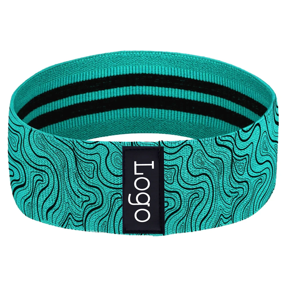 
New NB Hip Elastic Bands Aqua Green with custom logo Booty Resistance Bands for gym Workout yoga and Exercise 