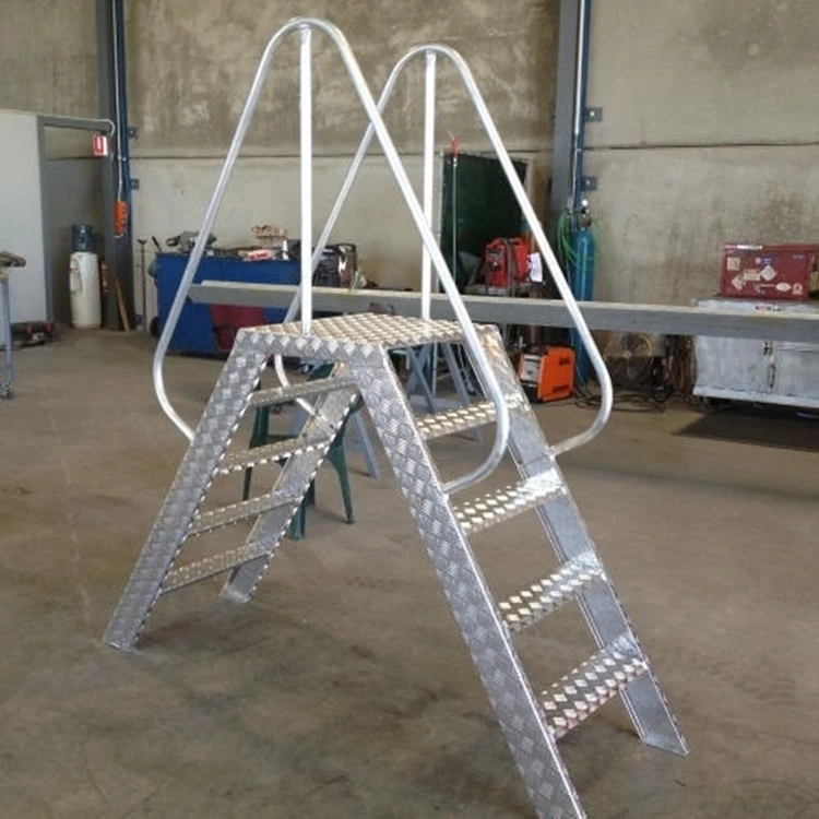With quality guarantee aluminum fixed safety crossover Ladder