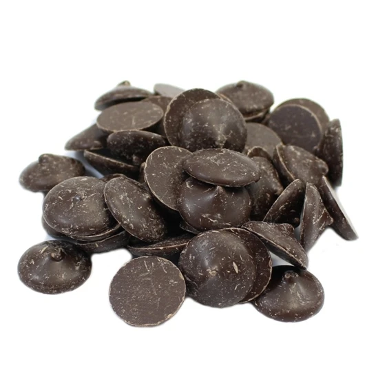 Wholesale Chocolate Button Suitable For Baking Round Shape - 100% Dark Chocolate from Vietnam Best Supplier