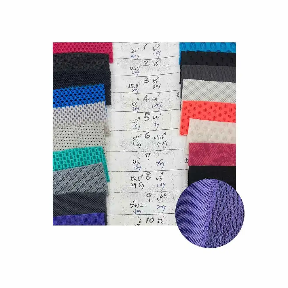 sandwich mesh sportswear cloth stereo mesh for  fabric backpack