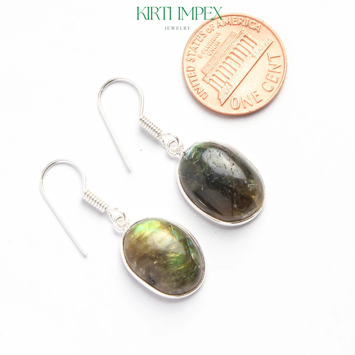 Серебряные серьги с лабрадоритом 14x10 мм экзотические оптовые продажи на eBay Лидер продаж массивные ювелирные изделия в стиле бохо для женщин американские