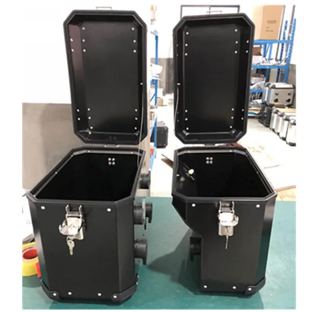
Aluminum Motorcycle Side Box Bike Panniers REAR BOX For BMW F750GS F850GS 