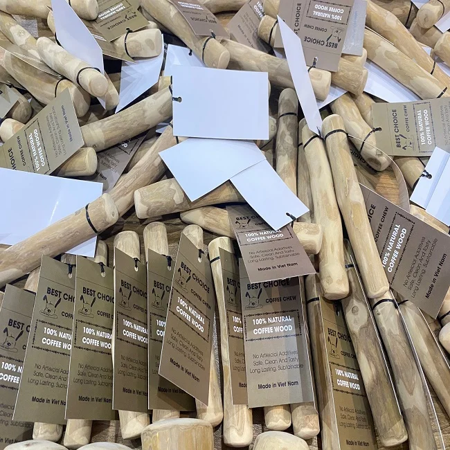 Very cheap supplier COFFEE WOOD CHEWABLE STICK DOG no artificial additives safe